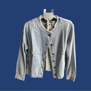 Kut from the Kloth Light Blue Jean Jacket